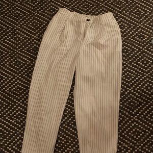 Pull and bear striped trousers